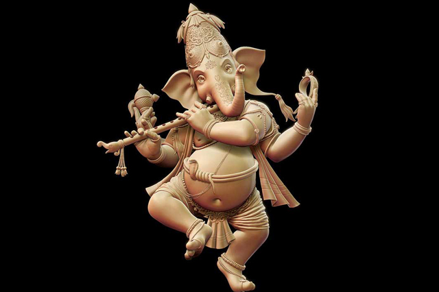 Ganesha Statue, Big Large Dancing Ganesh Murty, Ganapati Idol in Natraja  Pose, Hindu Elephant Head God for Good Luck & New Beginnings Gift. - Etsy